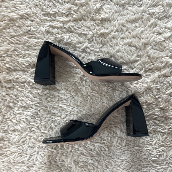 By Far Michele Patent Leather Slides - Picture 2 of 8